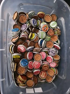 Vintage Soda Pop Bottle Caps Lot Of 10 ALL UNUSED Mystery Assorted Lot  • $8.40