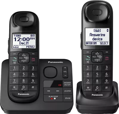 Panasonic - KX-TGL432B DECT 6.0 Expandable Cordless Phone System With Digital... • $79.99