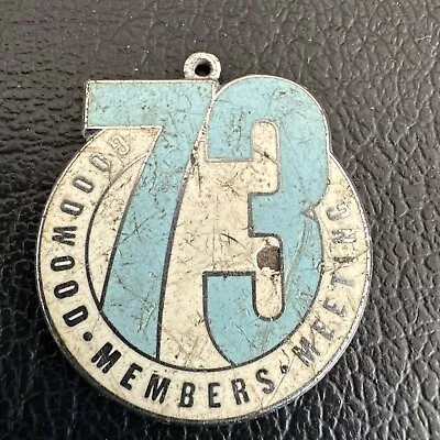 £1 • Buy GOODWOOD 73rd MEMBERS MEETING SWING BADGE