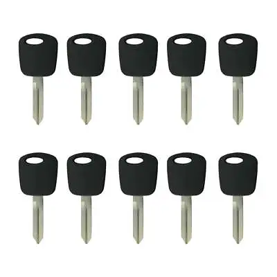 New Uncut Chipped Transponder Key Replacement For Ford 4C Chip H72-PT (10 Pack) • $39.43
