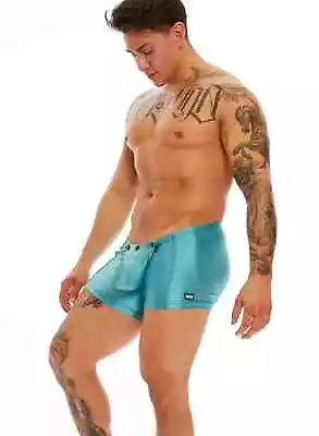 N2n Bodywear Tc26a Aquarella  Titan Trunk*built-in Enhanced 3 Snap Pouch*xlg • $75