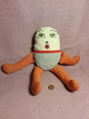 Vintage Adorable 12  Handmade Primitive HUMPTY DUMPTY Floppy Stuffed Toy • $19.95