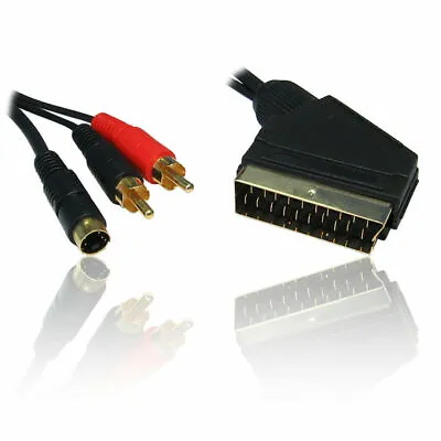 Scart To SVHS And 2 X Phonos • £6.99