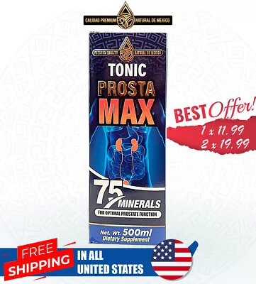 ProstaMax Drinkable Tonic 75 Minerals Supplement 500ml NDM Premium Quality • $11.99