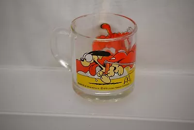 1978 McDONALD'S JIM DAVIS GARFIELD GLASS COFFEE CUP 4  TALL • $4.99