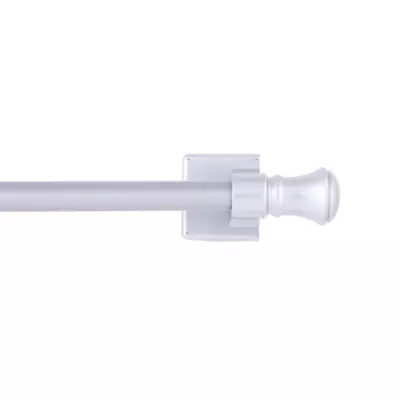 16-28 In. Adjustable Multi-Use Magnetic Drapery Rod 7/16 In. Diameter Silver • $19.44