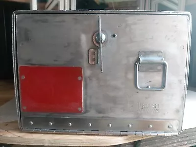 British Airways 747 Aircraft Galley Box Aluminum Mancave Upcycle Project   • £65