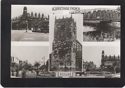 Eccles Salford Manchester Real Photographic RPPC • £0.99