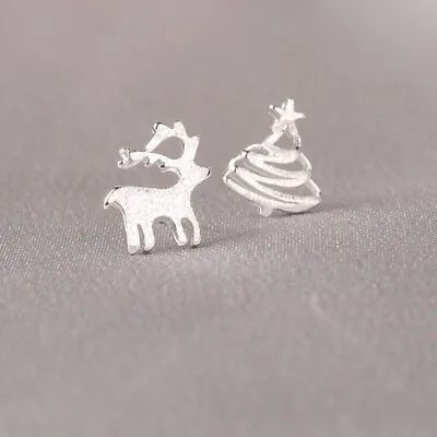 $2.66 • Buy 925 Sterling Silver Stud Earrings Creative Simple Earrings Snowflake Earrings