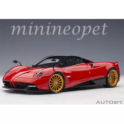 AUTOart 78287 PAGANI HUAYRA ROADSTER 1/18 MODEL CAR ROSSO MONZA / RED • $283.50