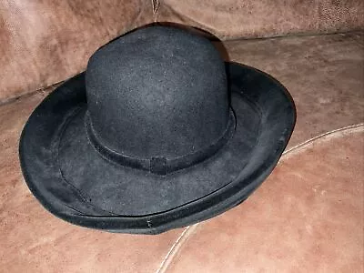 Vintage Street Smart By Betmar Black 100% Wool Hat-made In The U.s.a. • $4.99