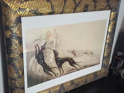 Louis Icart Coursing II Facsimile Signed Limited Edition Giclee Art 17  X 13  • £67.55