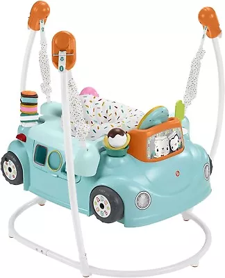 Fisher Price 2-in-1 Sweet Ride Jumperoo Lights Sound Music Learning Content • $116.99