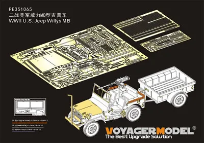 Voyager 1/35 WWII US Jeep Willys MB Detail Set For Tamiya Kit #35219 • $17.66