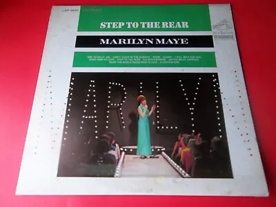 Marilyn Maye Step To The Rear Lp  Autographed • $15.99
