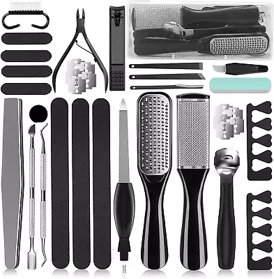 36 In 1 Pedicure Kit Professional Pedicure Tools Foot Rasp Foot Dead Skin Remov • $13.09