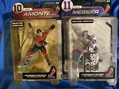 McFarlane NHLPA Series 1 2 Tony Amonte Mark Messier New York Rangers Blackhawks • $19.99