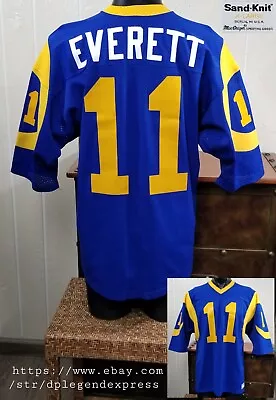 Rams St Louis NFL Jim Everett #11 MacGregor Sand-Knit Mesh Football Jersey Sz XL • $95.99