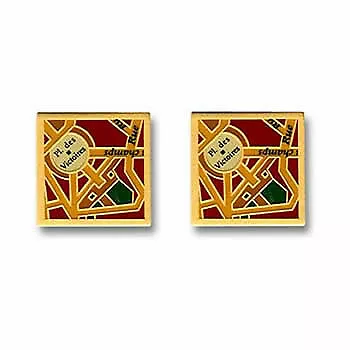 Enamel Paris Map Cufflinks By Mag Mouch Sophos MAG_CUE4002 • £7.19