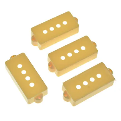 KAISH 4-Pack P Bass Pickup Covers 4 String Bass Pickup Covers For P Bass Cream • $5.99