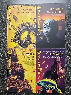 H.G. Wells SF Masterworks Lot: War Of The Worlds Time Machine Invisible Man • $30