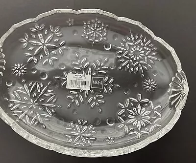 Mikasa Snowflake Sweet Dish 9 1/4” NIB • $7