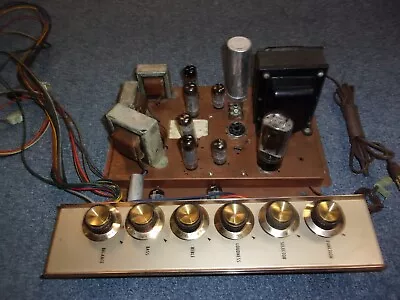 Vintage Motorola Vacuum Tube Stereo Power Amplifier/preamp Combo • $160