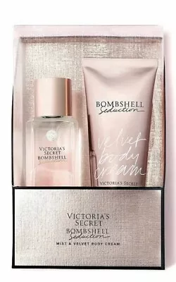 Victoria's Secret Bombshell Seduction Travel Mist & Velvet Body Cream Gift Set • $26.49