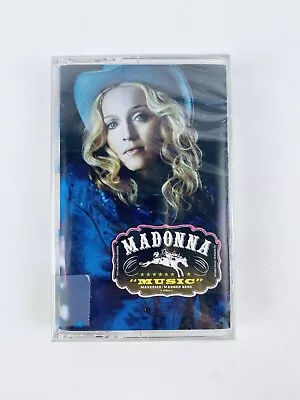 Madonna Music Cassette Tape SEALED ( 2000) USA 1st Press RARE • $36