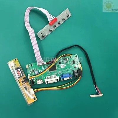 LP171WP4 1440X900 HDMI VGA DVI LCD Monitor Controller Board Kit LVDS Converter • £22.68