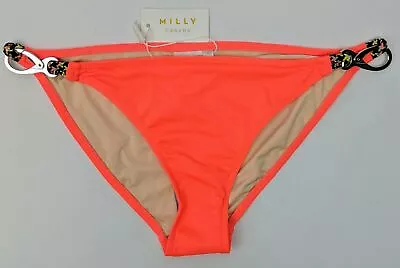 Milly Cabana Women's Laguna Bikini Bottom Size Petite Neon Orange • $13.01