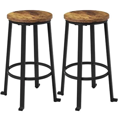 Counter Height Bar Stools 26'' Metal Barstools Kitchen Stools With Metal Frame • $49.99