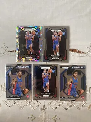 NBA 23-24 Prizm Marcus Sasser Rookie Cards. Lot Of 5. • $0.99