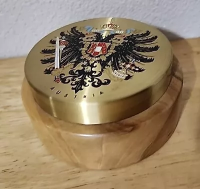 Vintage Wood Trinket Box Made In Austria • $2.99