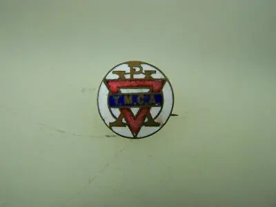 Vintage C1940s WWII YMCA Enamel Pin Back Badge  Px                           197 • $21.95