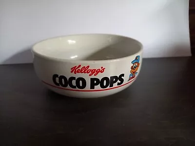 Kellogg's Coco Pops Ceramic Cereal Bowl 1987 Vintage • £6