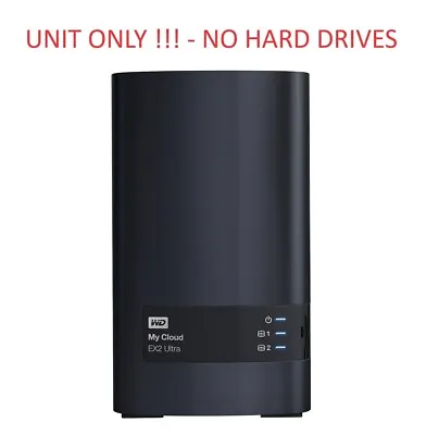 WD My Cloud EX2 Ultra Network Attached Storage NO DRIVE !! (WDBVBZ0120JCH)™ • $272.84