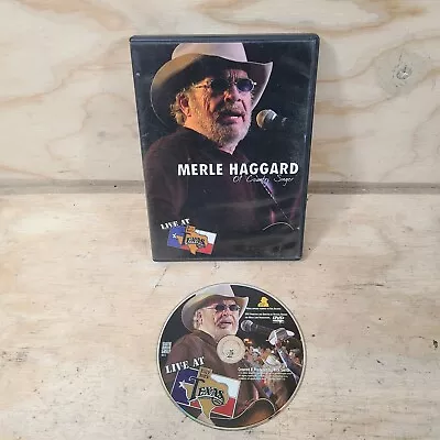 Merle Haggard - Live At Billy Bobs : Ol Country Singer (DVD 2004) • $18.74