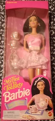 Vintage My First Tea Party •Hispanic •Mattel Barbie Doll NIB NRFB 1995•# 14876 • $15.99