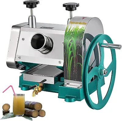 Commercial Sugarcane Juicer Machine Stainless Steel Sugar Cane Press Extractor • $205.90