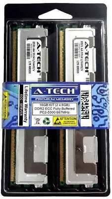 $39.99 • Buy 16GB Kit 2x 8GB PC2-5300 Server ECC FB-DIMM 240-Pin DDR2 667MHz Memory RAM 5300F