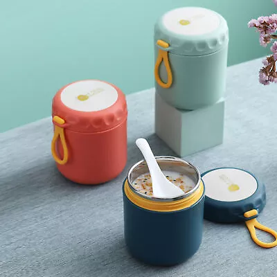 Lunch Box Thermos Food Flask Stainless Steel Insulated Soup Jar Container Kid • $19.41