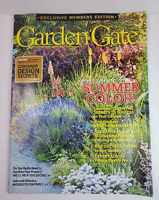 Garden Gate Magazine June 2018 Guide To Summer Color Backyard Cottage Charm • $6.28