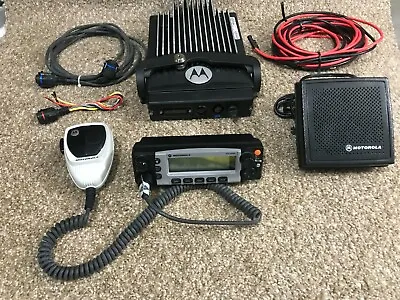 Motorola XTL5000 VHF Digital Mobile Radio 110/W AES-256 DES ADP Police Fire HAM • $595