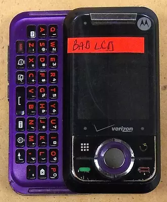 Motorola Rival A455 - Purple And Black ( Verizon ) Rare Cellular Slider Phone • $11.04