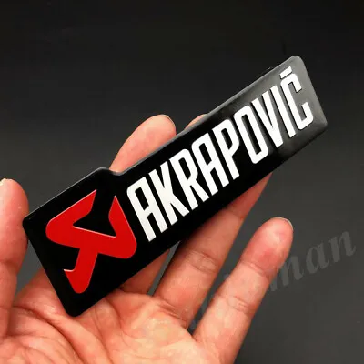 Metal AKRAPOVIC Exhaust Heat Resistant Foil Car Emblem Badge Decals Sticker • $7.90