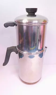 Vintage Revere Ware Drip-O-Later Percolator Coffee Pot Copper Clad Bottom • $45