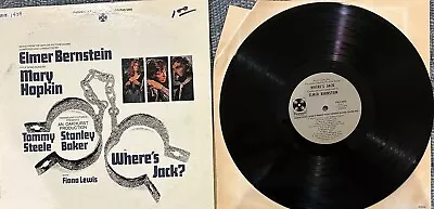 WHERE'S JACK? 1969 MUSIC ELMER BERNSTEIN SOUNDTRACK VINYL! Mary Hopkins EX • $4