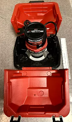 Craftsman Router 315.175040 -1 1/2 HP  25000 RPM 8.0 AMP  WORKS With Case Works • $89.40