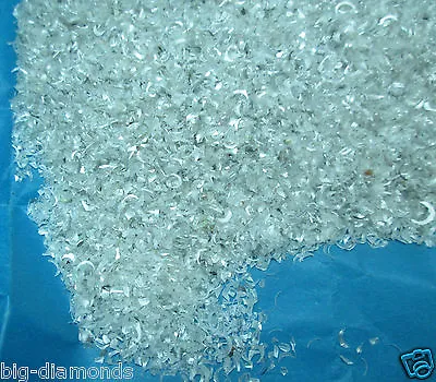 2.50Cts RAW UNCUT NATURAL REAL WHITE ROUGH NAIL SHAPE DIAMOND DUST POWDER LOT • $18